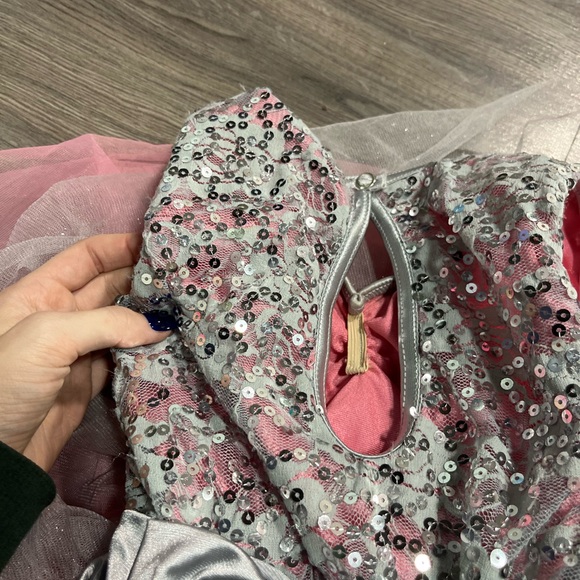 Weissman Silver & Pink Ballet Dance Costume - Picture 3 of 5